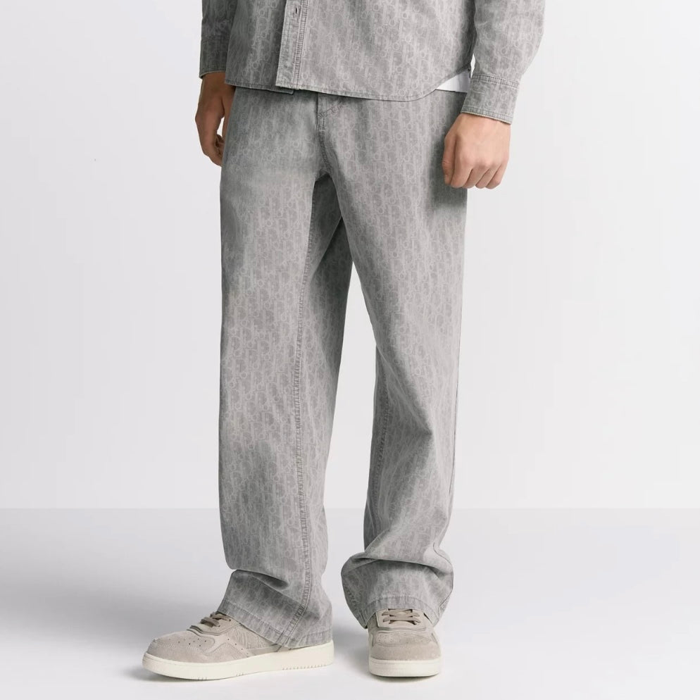 Dior 513D191A3001,Dior jeans grey,Dior trousers men,Dior pants grey men,Dior jeans price,Dior jeans on sale,Dior jeans monogr