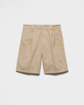 Prada PH34316FTSOOO,Winniemodo,Winnie modo,Prada Cotton Bermudas,Prada shorts,Prada mens shorts,Prada shorts brown,Prada shor