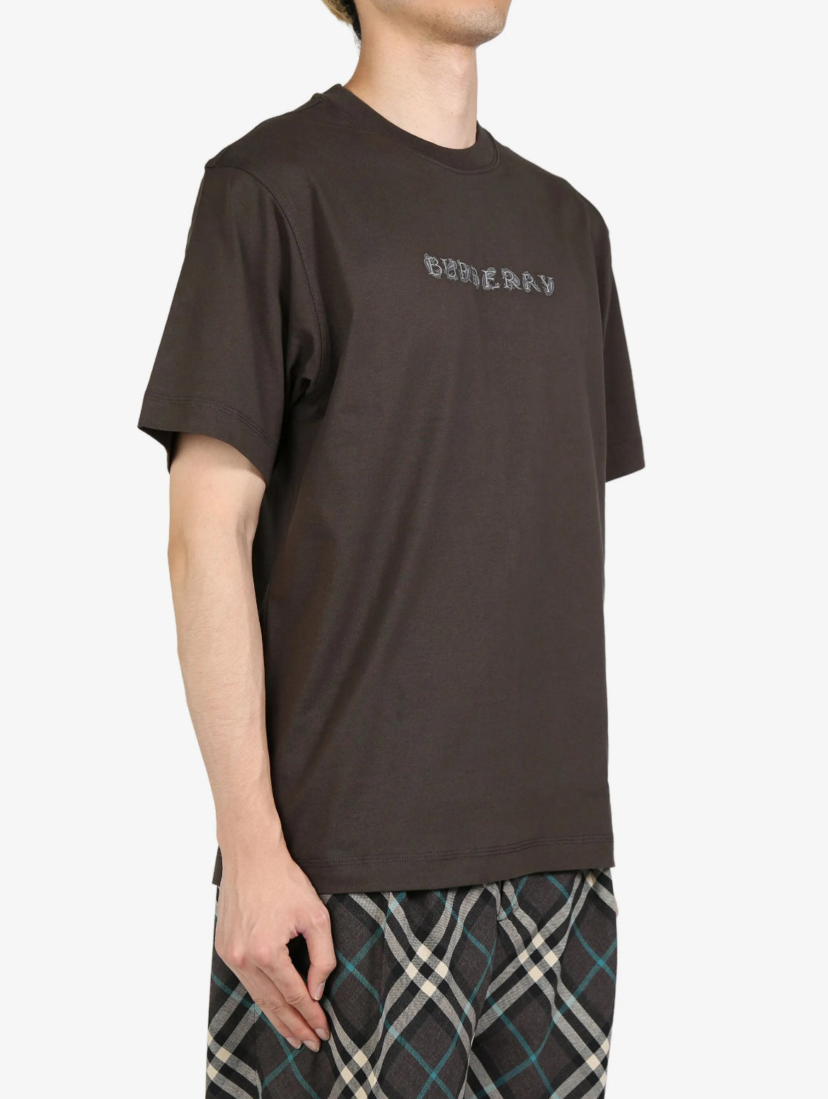 Burberry 8097875,Burberry logo T-shirt,Burberry logo T-shirt mens,Burberry logo T-shirt brown,Burberry T-shirt brown mens,Bur