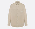 Dior 513D587A3003,Dior and Lewis Hamilton cotton shirt,Dior x Lewis Hamilton beige shirt,Dior X Lewis Hamilton shirt,Dior shi