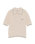 MIU MIU MML95616OPSOOO,Miu Miu polo top,Miu Miu knitted polo shirt,Miu Miu womens polo top,Miu Miu womens polo shirt,Miu Miu