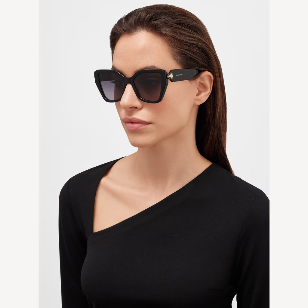 Bvlgari BV40033Ia,Bvlgari Serpenti sunglasses,Bvlgari Serpenti black sunglasses,Bvlgari sunglasses womens,Bvlgari black sungl