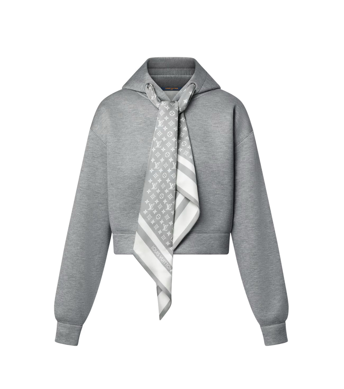 Winniemodo,Winnie modo,Louis Vuitton 1AIR60,LV 1AIR60,Louis Vuitton cropped monogram scarf hoodie,LV monogram scarf hoodie,Lo