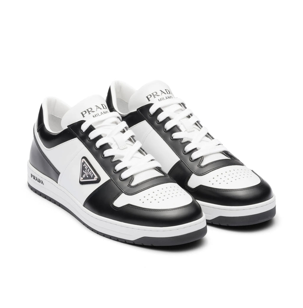 Prada 2EE364,Prada downtown low top sneaker,Prada sneaker black and white,Prada mens sneaker,Prada sneaker for sale,Prada men
