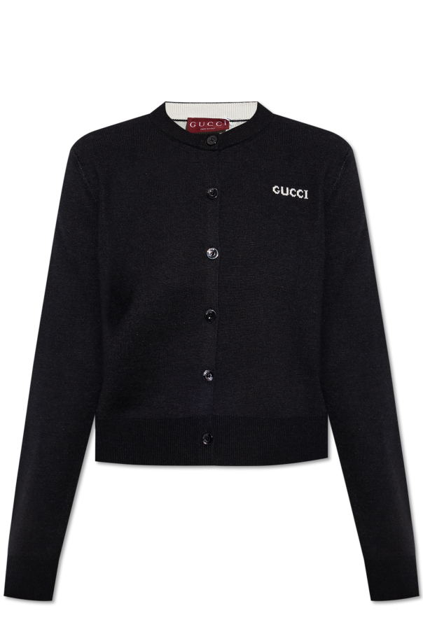Winniemodo,Winnie modo,Gucci 789673 XKD3P,Gucci cardigan with logo,Gucci cardigan,Gucci cardigan sale,Gucci cardigan womens,G