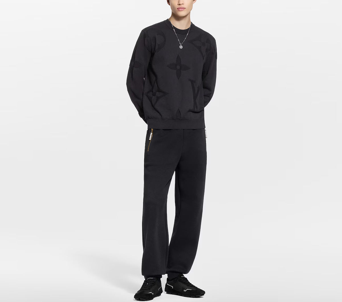 Winniemodo,Winnie modo,Louis Vuitton 1AIWE9,LV 1AIWE9,Louis Vuitton monogram crewneck,Louis Vuitton sweater,Louis Vuitton kni