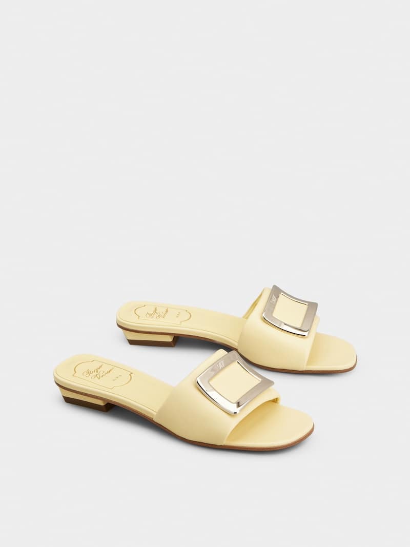 Roger Vivier Belle Vivier mules in leather