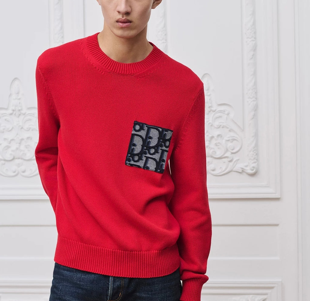 Winniemodo,Winniemdony,Dior 683M677A7045,Dior oblique sweater,Dior knit sweater red,Dior knit sweater sale,Dior knit sweater