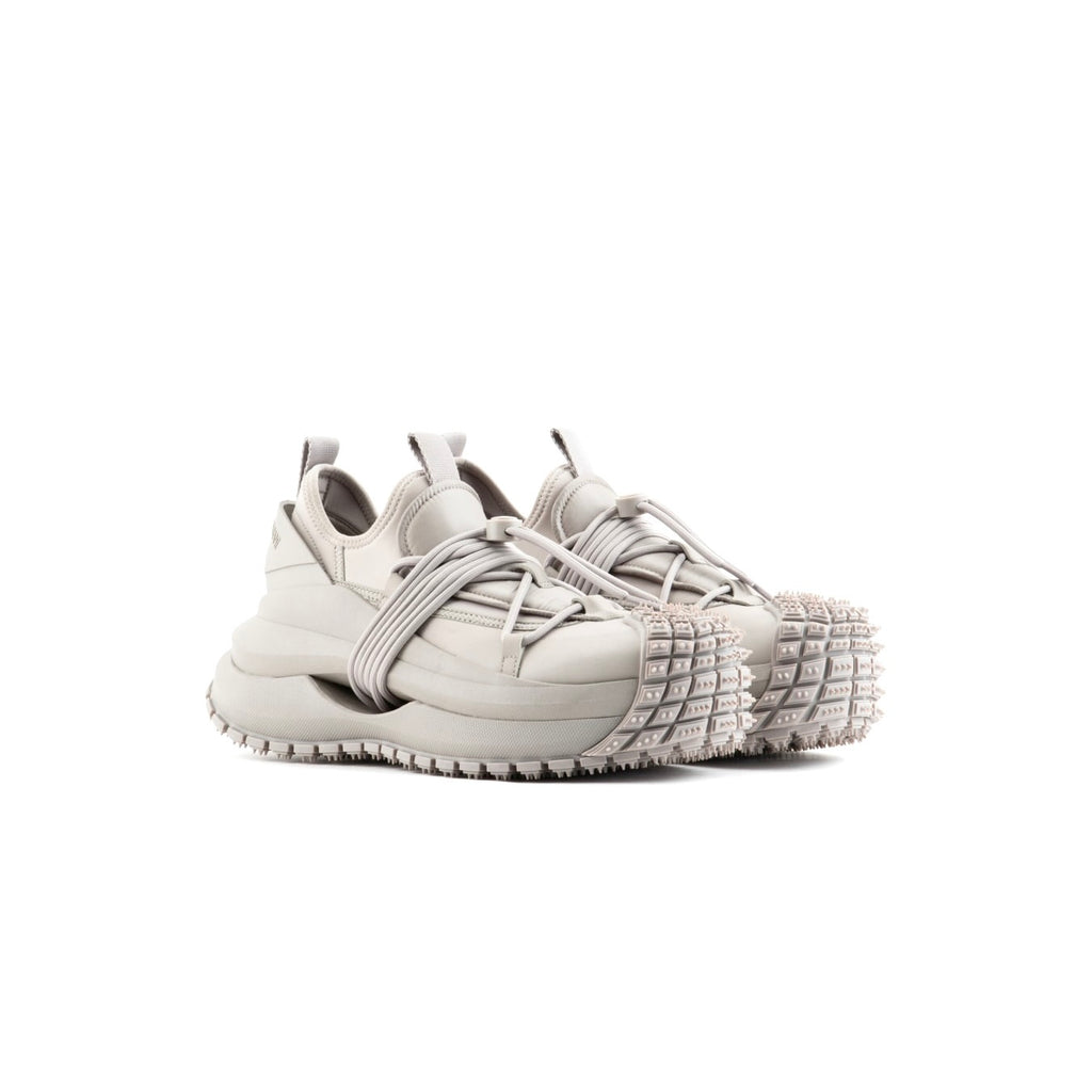 Emporia Armani X4X653XR08300930,Emporia Armani Nylon Sneakers With Scuba Details,Emporia Armani grey sneaker,Emporia Armani s