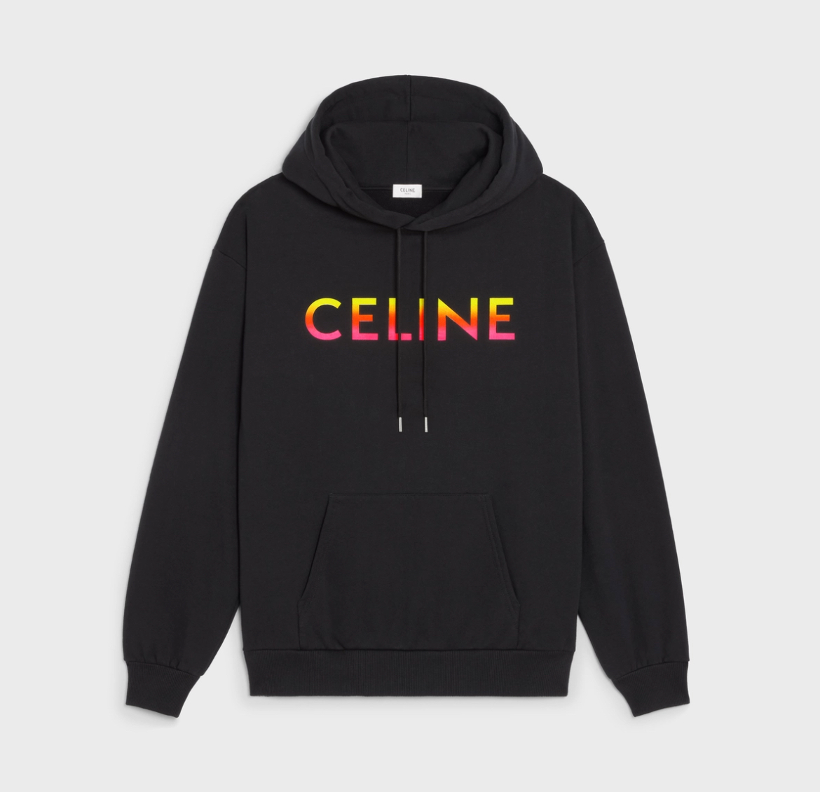 Celine loose hoodie in cotton fleece