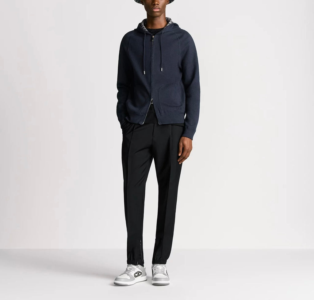 Winniemodo,Winniemodony,Dior 113M221AT225,Dior hooded track jacket,Dior zip up jacket navy,Dior zip up jacket men,Dior zip up
