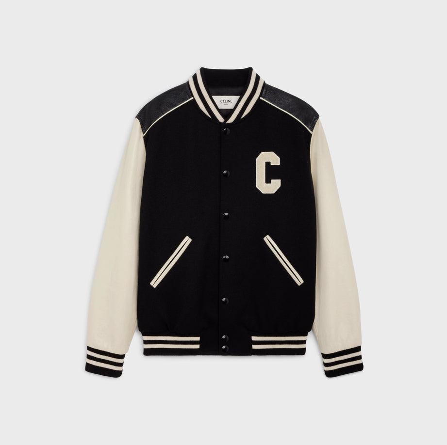 Celine oversized wool teddy jacket
