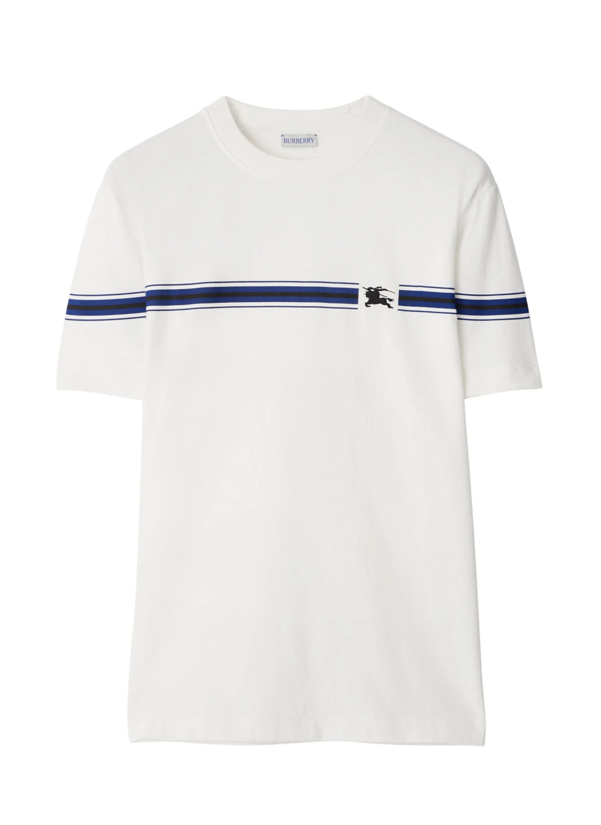 Burberry 8090436,Burberry 8104889,Burberry striped  T-shirt,Burberry T-shirt with logo Burberry,Burberry white t-shirt logo,B
