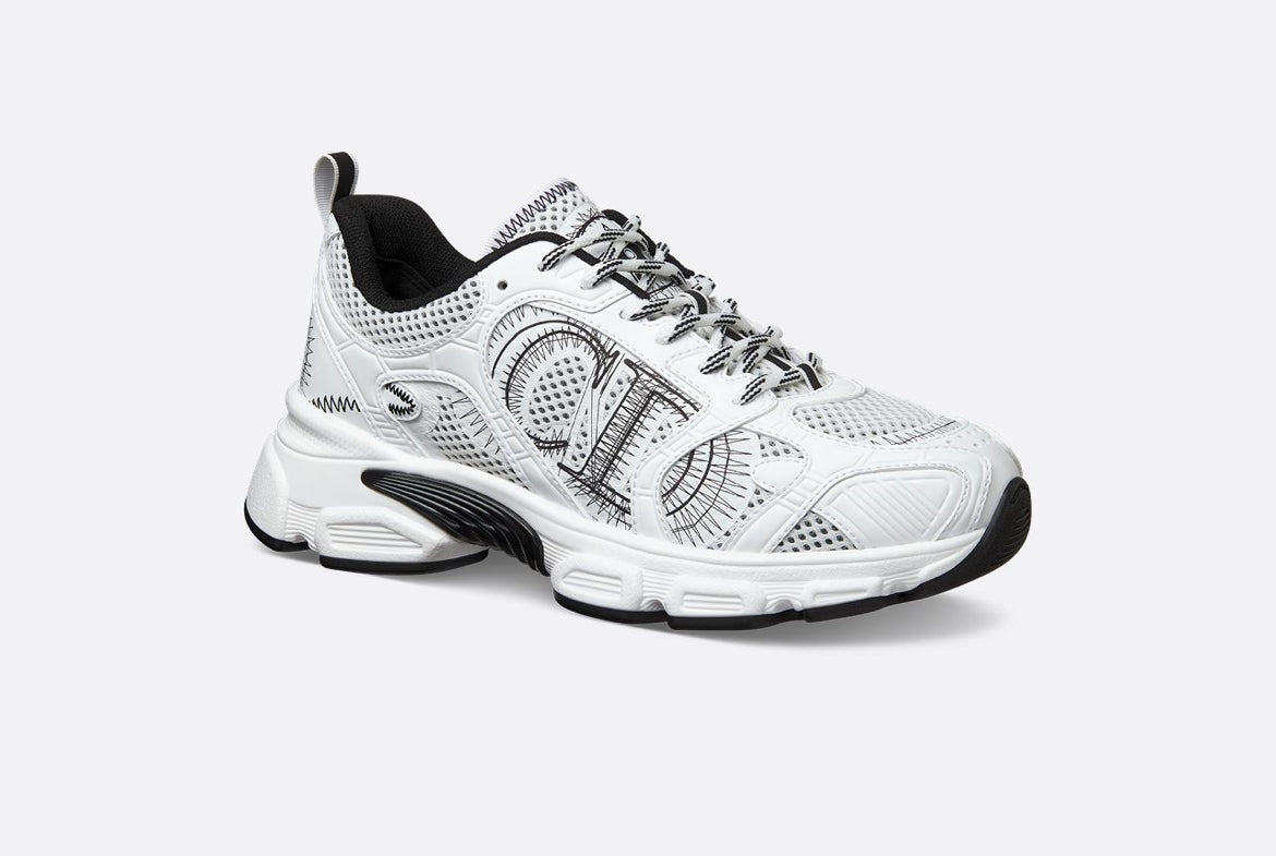 Dior KCK414TRMS19W,Dior chrono sneaker,Dior CD logo sneaker,Dior sneaker white,Dior womens sneaker,Dior chrono white sneaker,