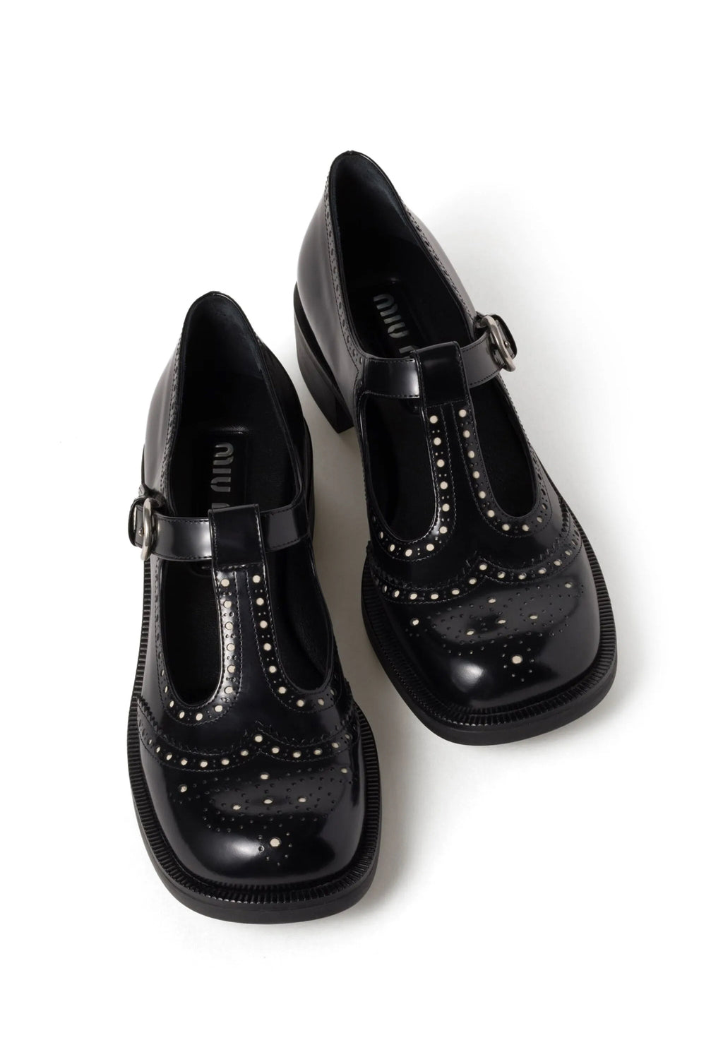 Winniemodo,Winnie modo,MIU MIU 5E318E,Miu Miu T-strap brogue shoes,Miu Miu T-strap shoes,Miu Miu brogue shoes,Miu Miu shoes,M