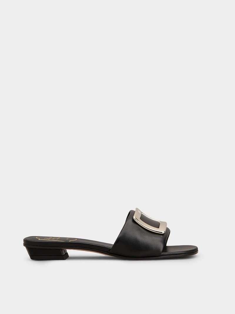 Winniemodo,Winniemodony,Roger Vivier RVW81644920,Roger Vivier slides,Roger Vivier flats,Roger Vivier mules,Roger Vivier sanda