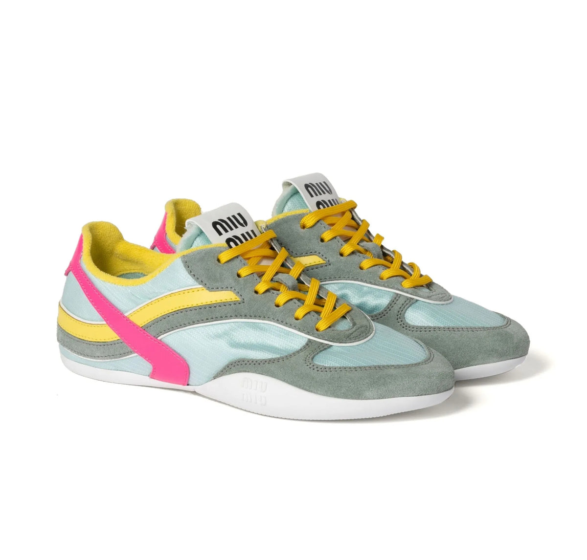 MIU MIU 5E428E,Miu Miu Gymnasium sneakers,MIU MIU sneaker sale,MIU MIU sneakers 2025,MIU MIU sneakers women,MIU MIU fabric sn