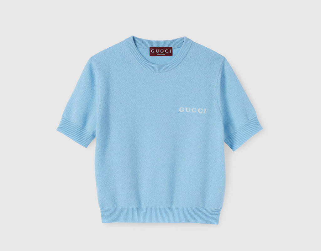 Winniemodo,Winnie modo,Gucci 836477 XKEX1,Gucci cashmere top,Gucci sweater womens,Gucci short sleeve sweater,Gucci short slee