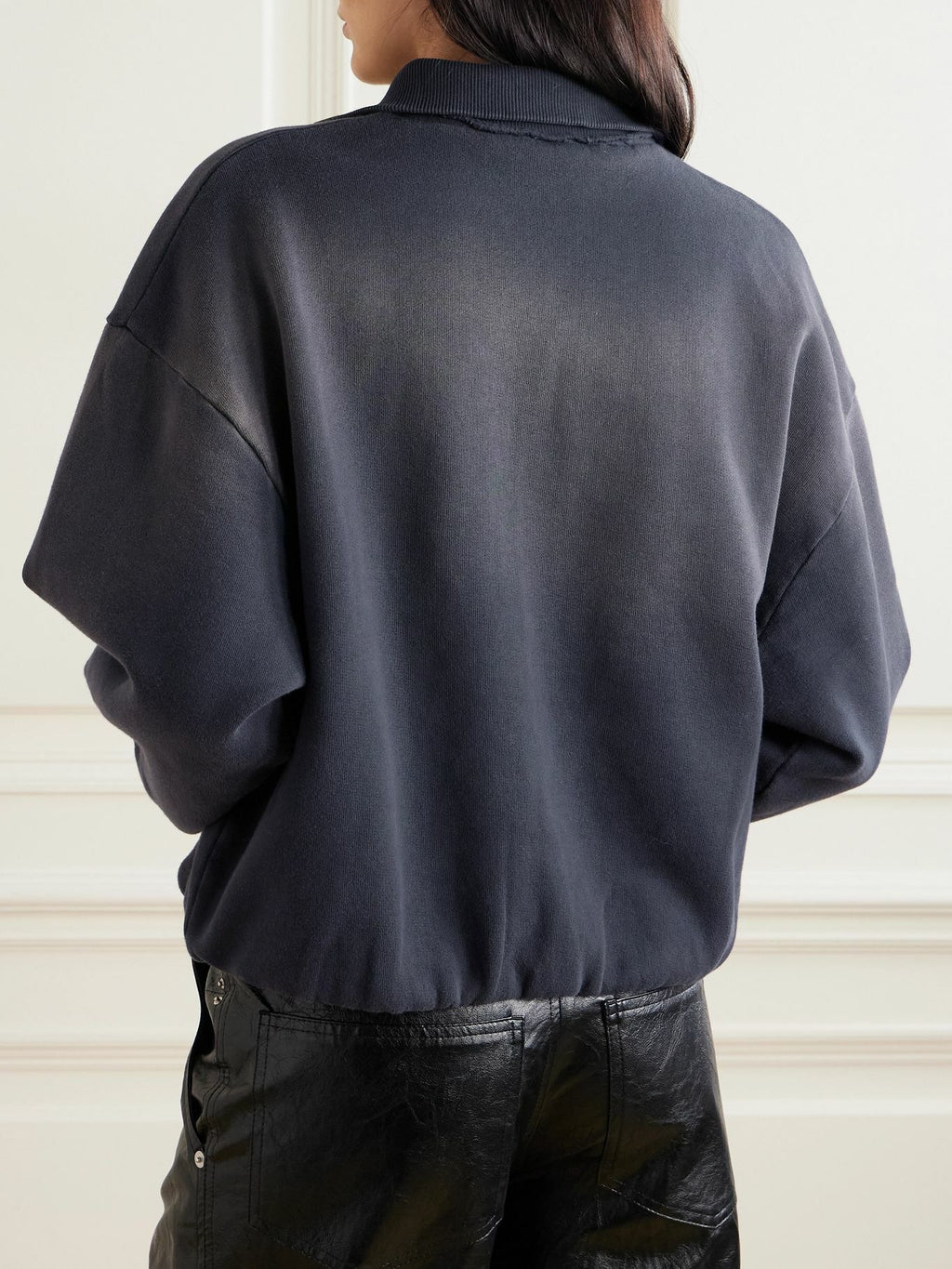 Acne studios FN-WN-SWEA000248,Acne studios navy sweater,Acne sweater women,Acne studios hoodies,Acne hoodies women,Acne studi