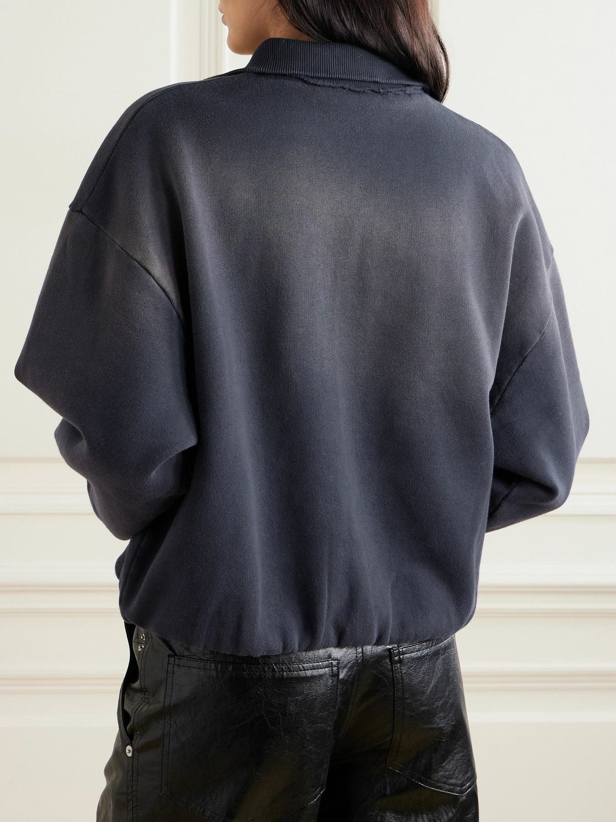 Acne studios FN-WN-SWEA000248,Acne studios navy sweater,Acne sweater women,Acne studios hoodies,Acne hoodies women,Acne studi