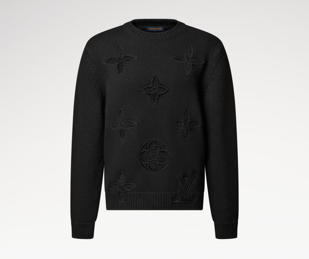 Winniemodo,Winnie modo,Louis Vuitton 1AJBWV,LV 1AJBWV,Louis Vuitton Ski embellished crewneck,Louis Vuitton Ski embellished sw