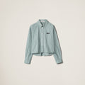 MIU MIU MK1659_17L1_SOOO,Miu Miu checked shirt,Miu Miu green checked shirt,Miu Miu green shirt,MIU MIU shirt,MIU MIU shirt on