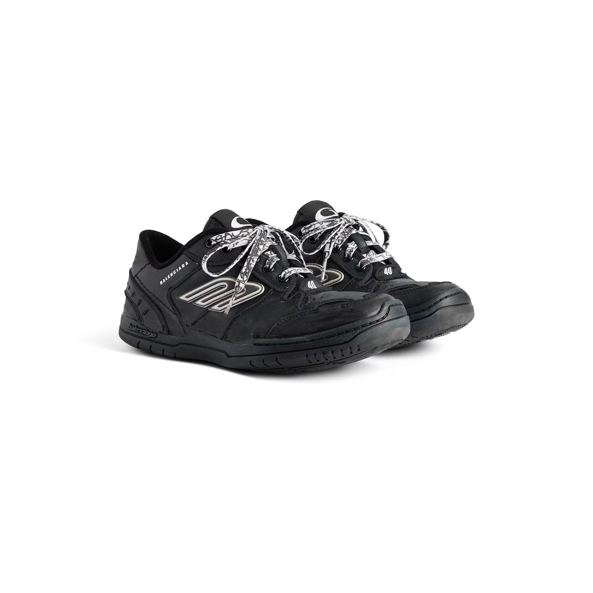 Balenciaga 841765 WCURB,Balenciaga Men’s Hampton Worn-Out Sneaker In Black,Balenciaga hampton sneaker,Balenciaga hampton worn