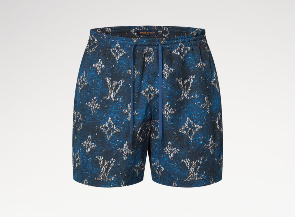 Winniemodo,Winnie modo,Louis Vuitton 1AHVZ8,LV 1AHVZ8,Louis Vuitton printed monogram swim shorts,LV monogram swim shorts,Loui