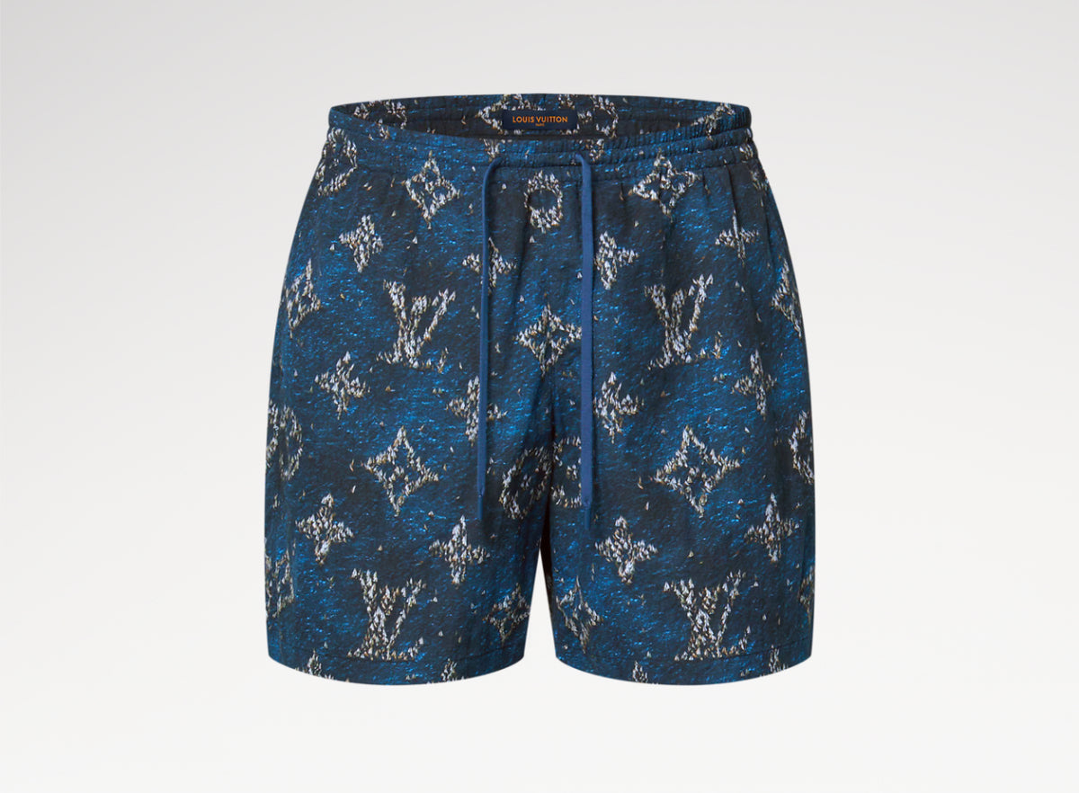 Winniemodo,Winnie modo,Louis Vuitton 1AHVZ8,LV 1AHVZ8,Louis Vuitton printed monogram swim shorts,LV monogram swim shorts,Loui