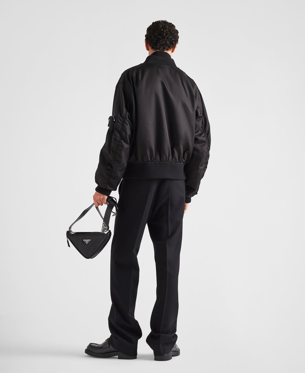 Winniemodo,Winnie modo,Prada SGB903,Prada re-nylon bomber jacket,Prada bomber jacket,Prada jacket,Prada jacket black,Prada ny