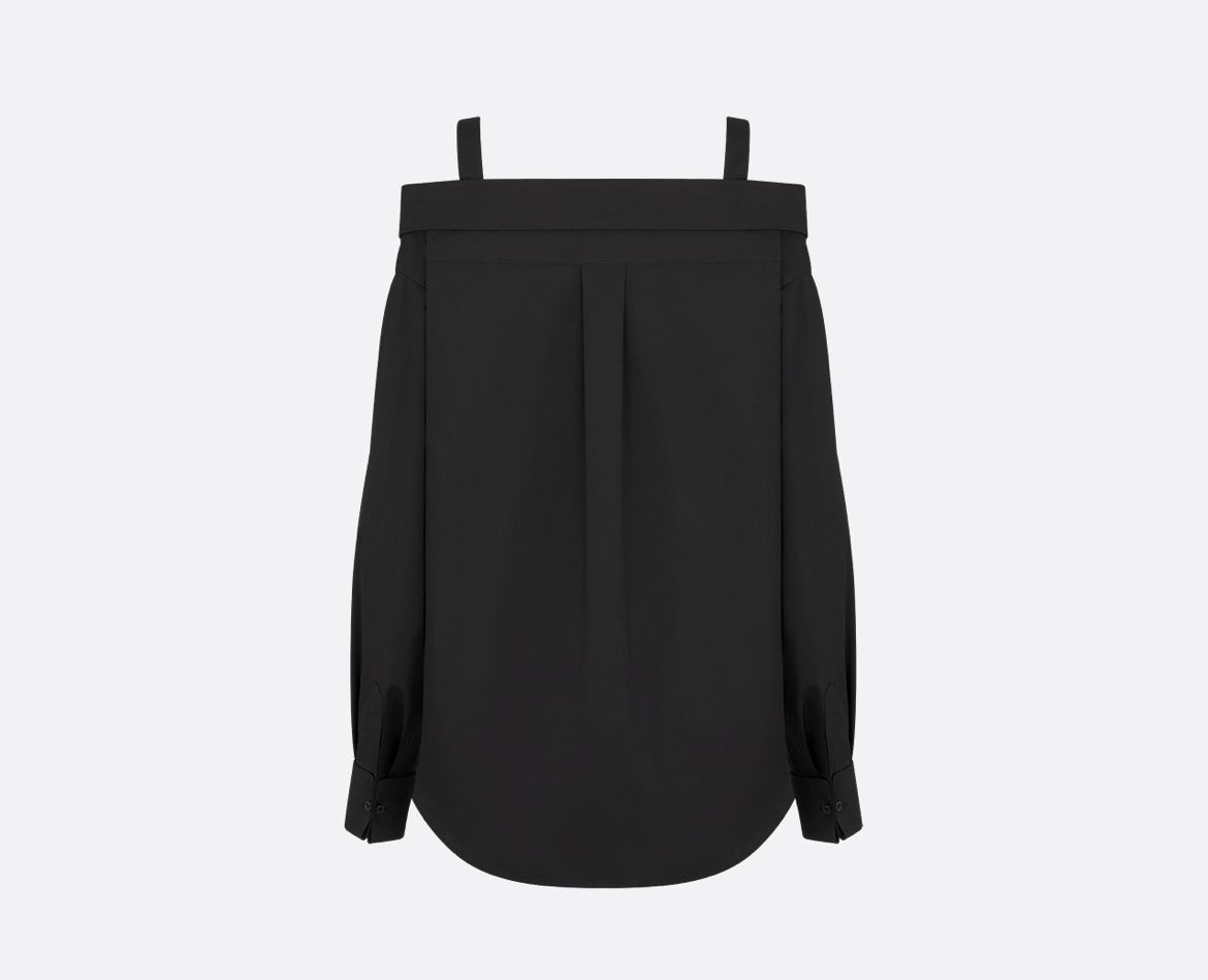 Dior 521B85A3356,Dior white top,Dior white blouse,Dior vest shirt,Dior black top,Dior black blouse,Dior white top 2025,Dior b