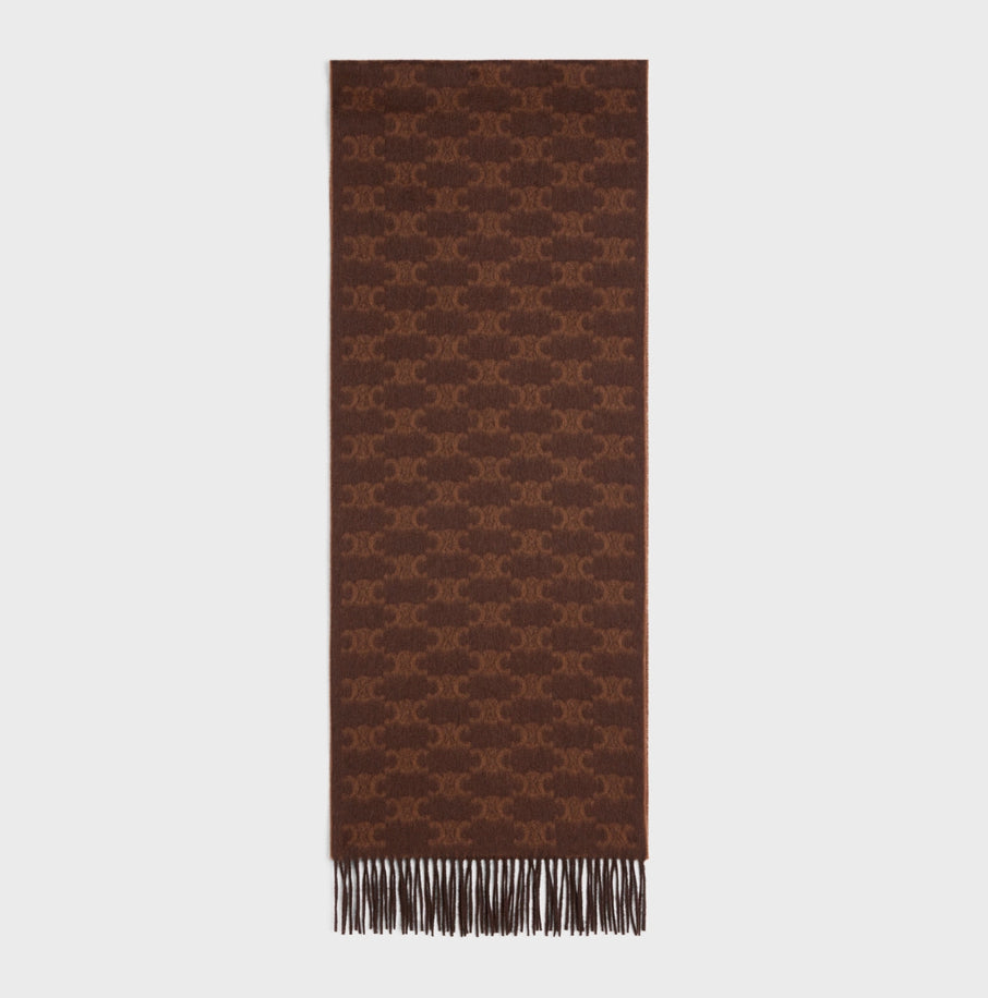 Celine scarf in monogram cashmere