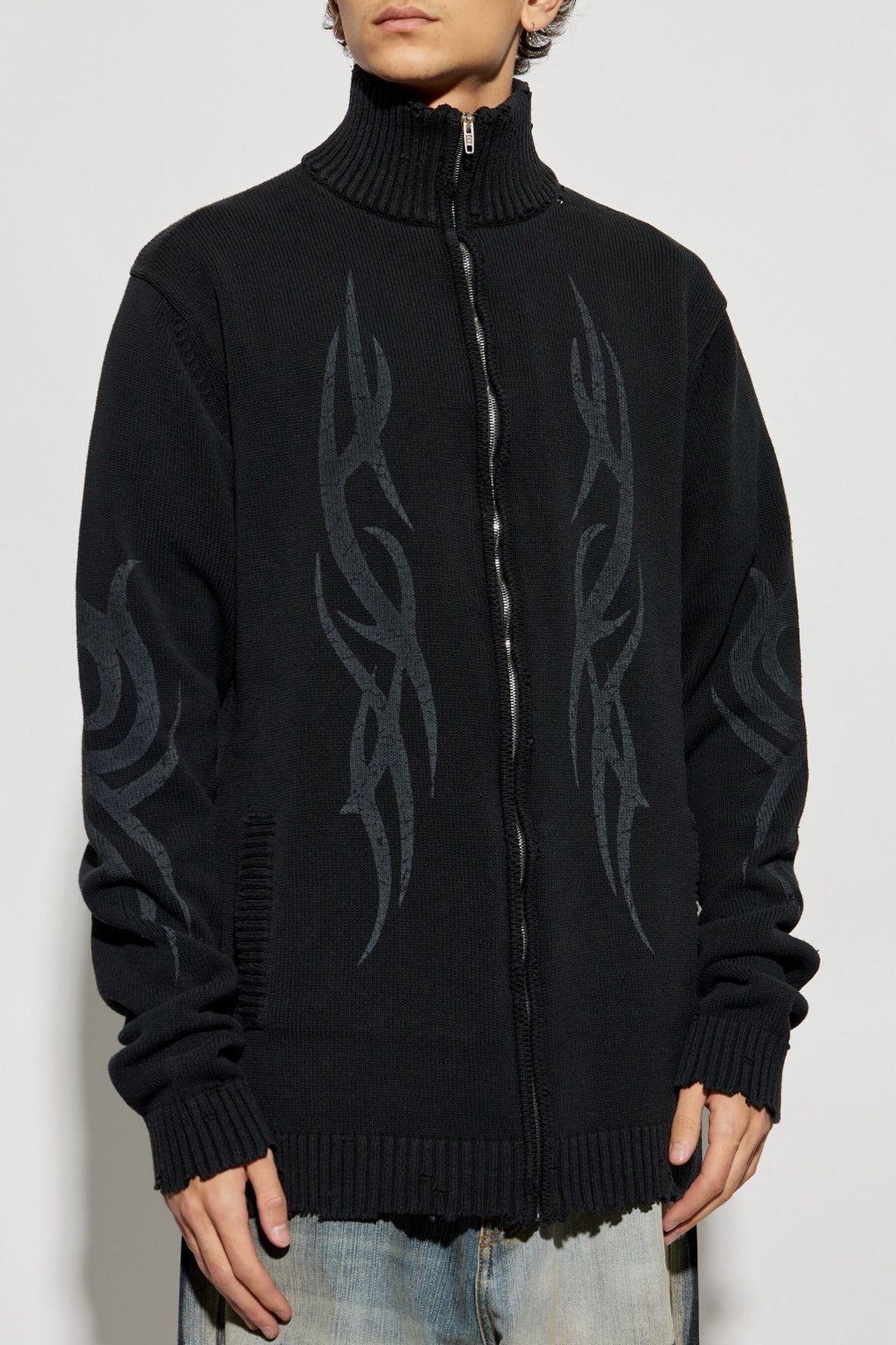 Balenciaga 808489T3336,Balenciaga cardigan,Balenciaga zip up cardigan,Balenciaga cardigan authenticity,Balenciaga cardigan on