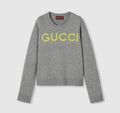 Winniemodo,Winniemodony,Gucci 770072 XKEBC,Gucci wool top,Gucci knit sweater,Gucci knit sweater sale,Gucci sweater grey,Gucci