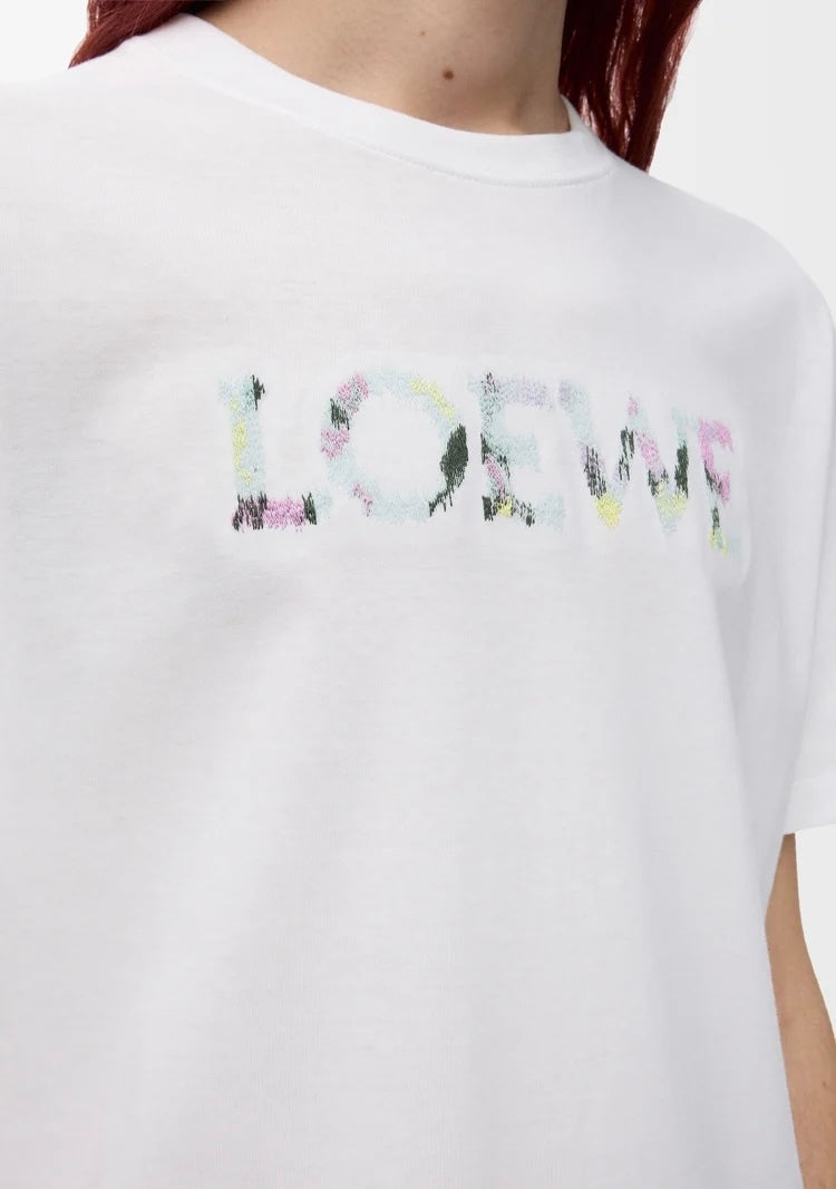 Winniemodo,Winnie modo,Loewe H526Y22XCM,Loewe relaxed fit T-shirt in cotton,Loewe t-shirt,Loewe tee,Loewe t-shirt white,Loewe