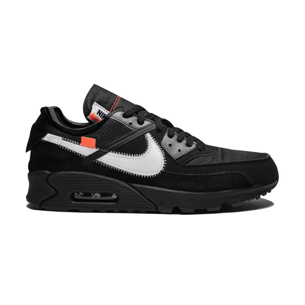 Nike Off-White Air Max 90 the ten sneakers,Off white x Nike Air Max 90 the ten ow sneaker,Off white Nike air max 90 black sne