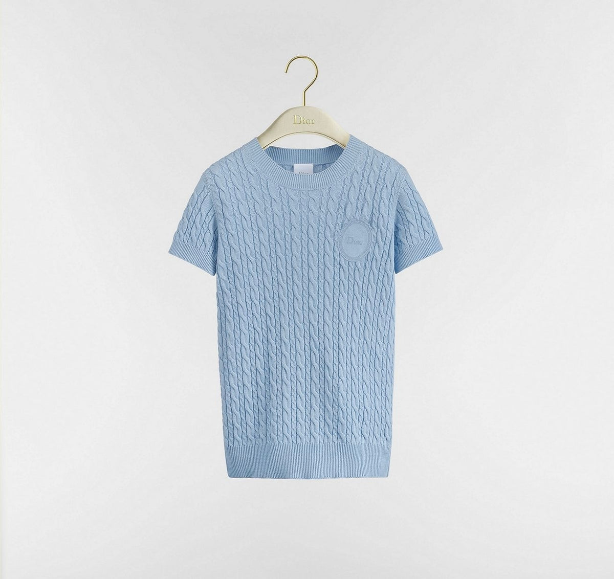 Winniemodo,Winniemodony,Dior 624S18A7111,Dior short sleeved sweater blue,Dior short sleeved sweater sale,Dior short sleeved k