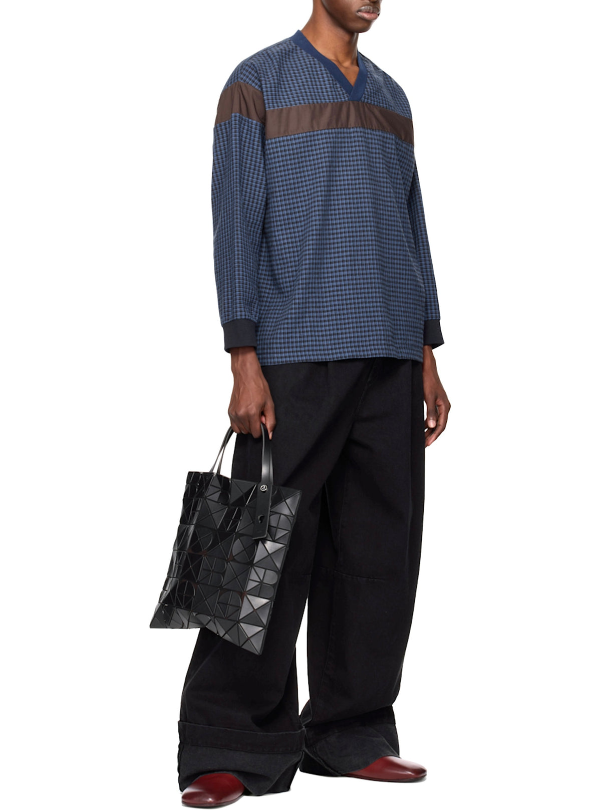 Issey miyake 252730M172011, BAO BAO ISSEY MIYAKE Black Font Tote,ISSEY MIYAKE Black Font Tote,BAO BAO Black Tote,Issey miyake
