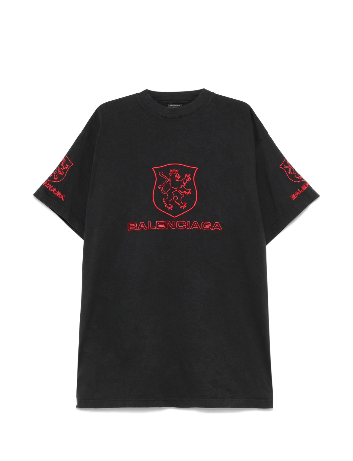 Balenciaga 787349TRVR9,Balenciaga lion t-shirt,Balenciaga t-shirt black,Balenciaga T-Shirt,Balenciaga Tee,Balenciaga T-Shirt