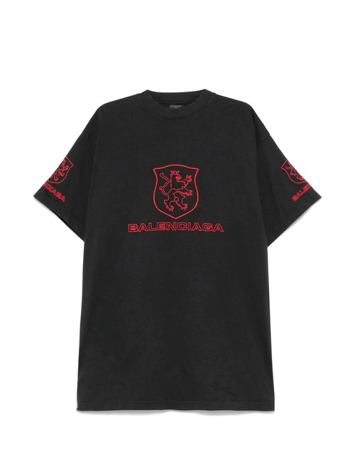 Balenciaga 787349TRVR9,Balenciaga lion t-shirt,Balenciaga t-shirt black,Balenciaga T-Shirt,Balenciaga Tee,Balenciaga T-Shirt