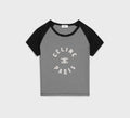 Celine triomphe T-shirt in cotton jersey, Celine 2x48n615z, Celine T-shirt on sale, Celine T-shirt authenticity, Celine T-shi