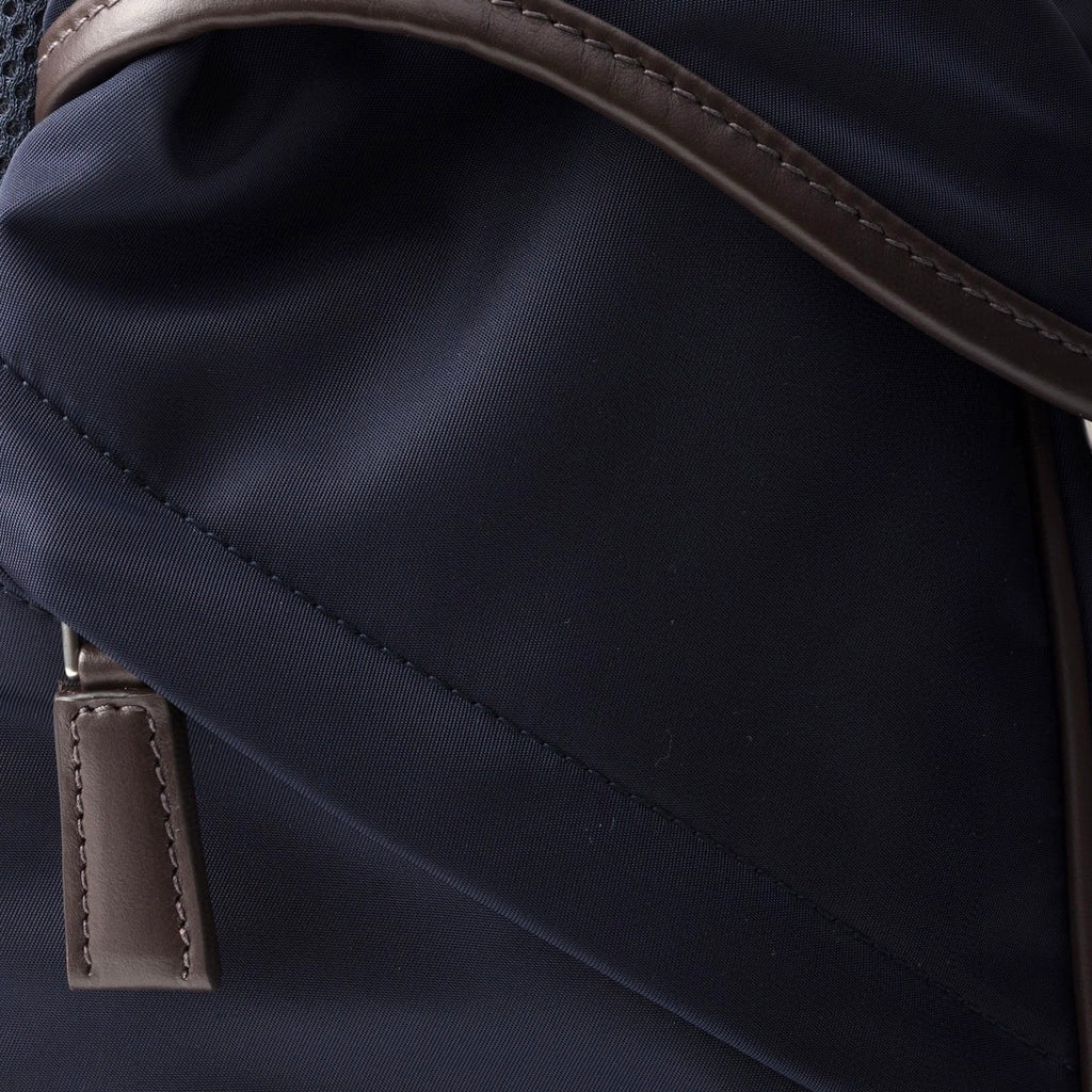 Prada 2VZ135_384_F0C1B_V_HYF,Prada Re-Nylon and leather backpack,Prada Re-Nylon blue backpack,Prada blue backpack,Prada blue