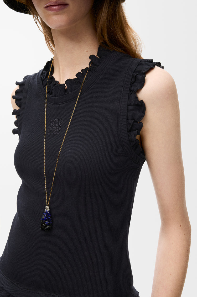 Winniemodo,Winniemodony,Loewe S616Y23X53,Loewe top,Loewe vest,Loewe clothes sale,Loewe vest discount,Loewe womenswear outlet,
