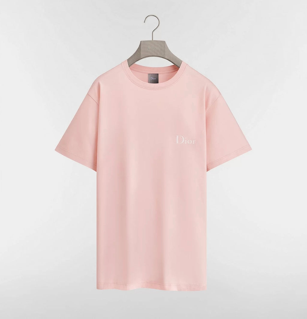 Winniemodo,Winniemodony,Dior 683J606A0677,Dior embroidery T-shirt sale,Dior T-shirt 2026,Dior T-shirt pink,Dior T-shirt men s