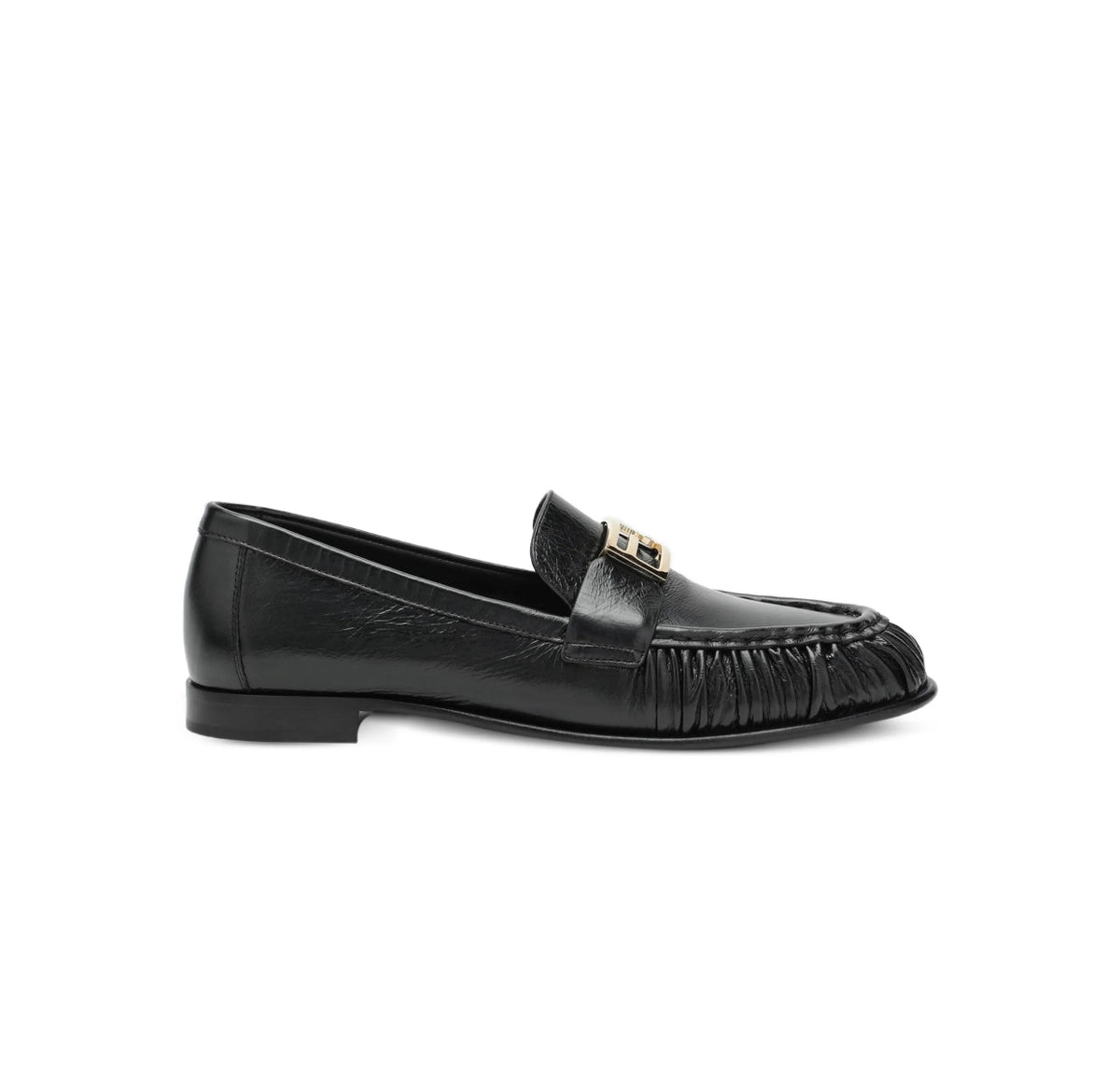 Winniemodo,Winniemodony,Fendi 8D8756NBA,Fendi loafer,Fendi loafer women,Fendi shoes black,Fendi shoes outlet,Fendi flats disc
