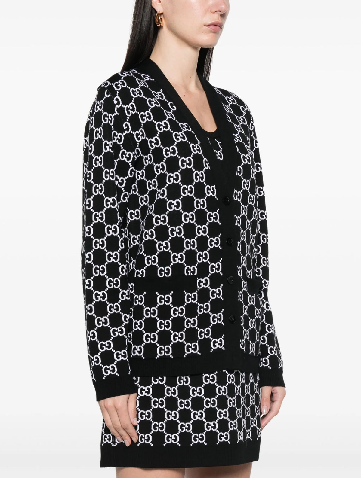 Winniemodo,Winnie modo,Gucci 798157,Gucci GG jacquard reversible cardigan,Gucci cardigan,Gucci cardigan sale,Gucci monogram c