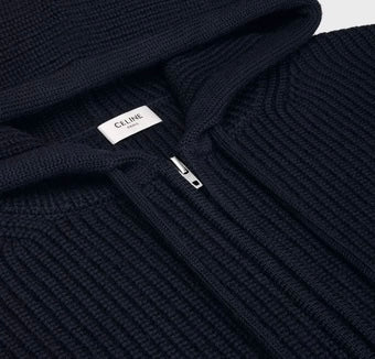 Celine RV003V830I.07MR,Celine jacket,Celine sweater wool,Celine hooded sweater,Celine jacket authenticity,Celine jacket on sa