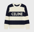 Celine 2ADCW481Y.01V,Celine stripe sweater,Celine sweater,Celine sweater on sale,Celine sweater authenticity,Celine sweater o