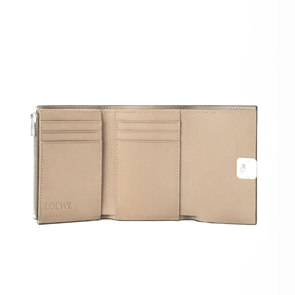 Loewe Anagram beige wallet,Loewe vertical beige wallet,Loewe anagram small vertical wallet,Loewe beige wallet,Loewe womens wa