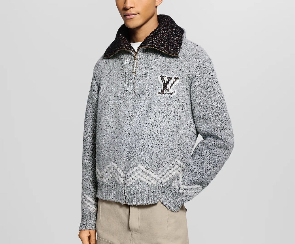 Winniemodo,Winnie modo,Louis Vuitton 1AIMCY,LV 1AIMCY,Louis Vuitton zip up knitted blouson,LV zip up knitted blouson,LV zip u